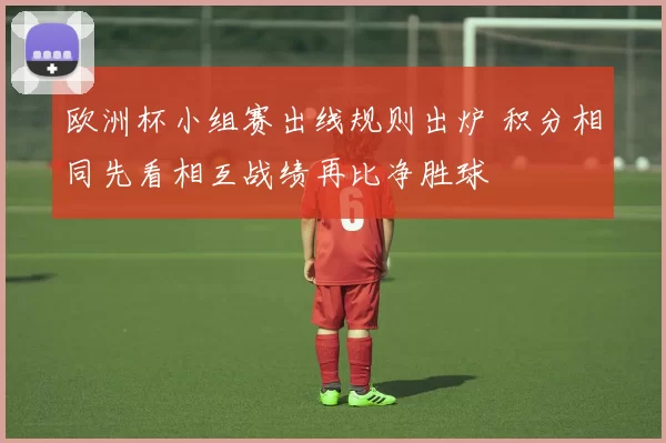 欧洲杯小组赛出线规则出炉 积分相同先看相互战绩再比净胜球